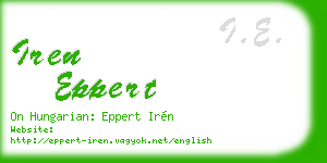 iren eppert business card